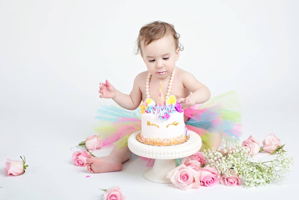 the most adorable first birthday portrait session