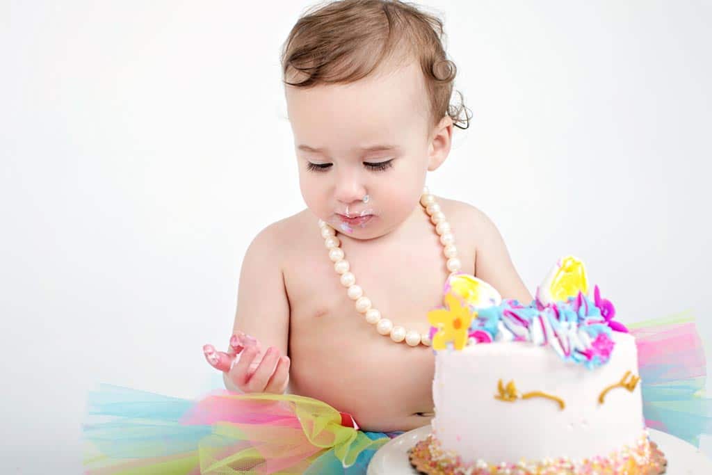 the most adorable first birthday portrait session