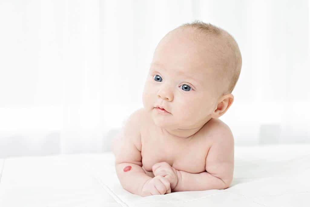six-month session for cutest little girl and parents in private studio