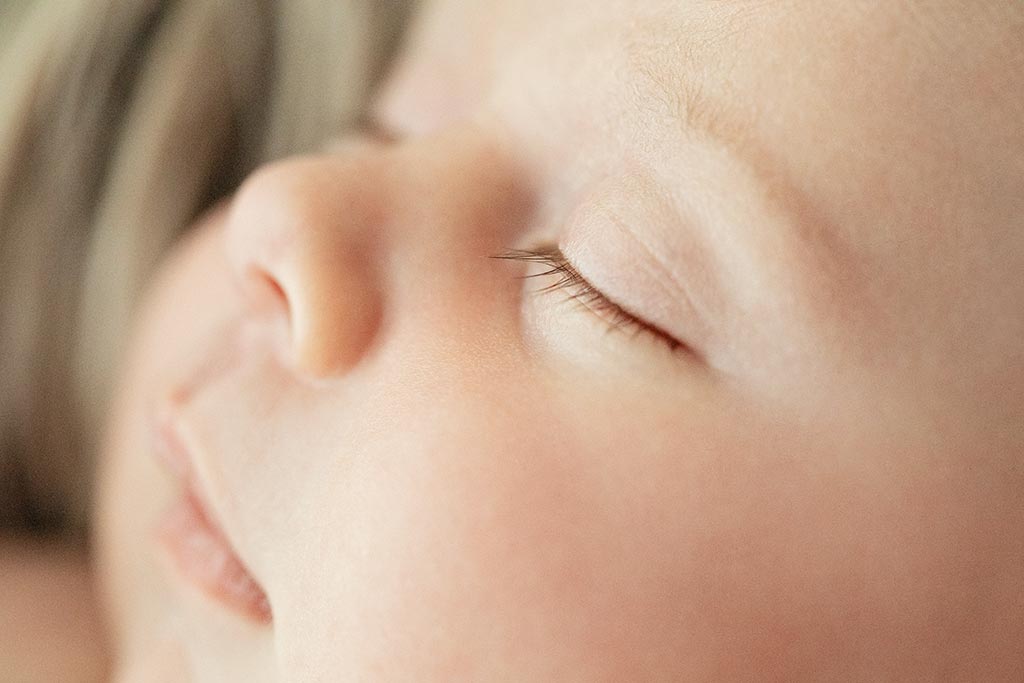 newborn detail shot from private dallas studio