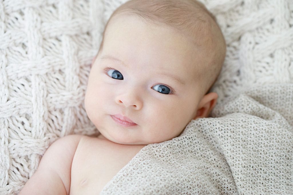 gorgeous older newborn studio session