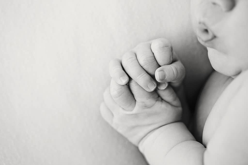 newborn baby hands