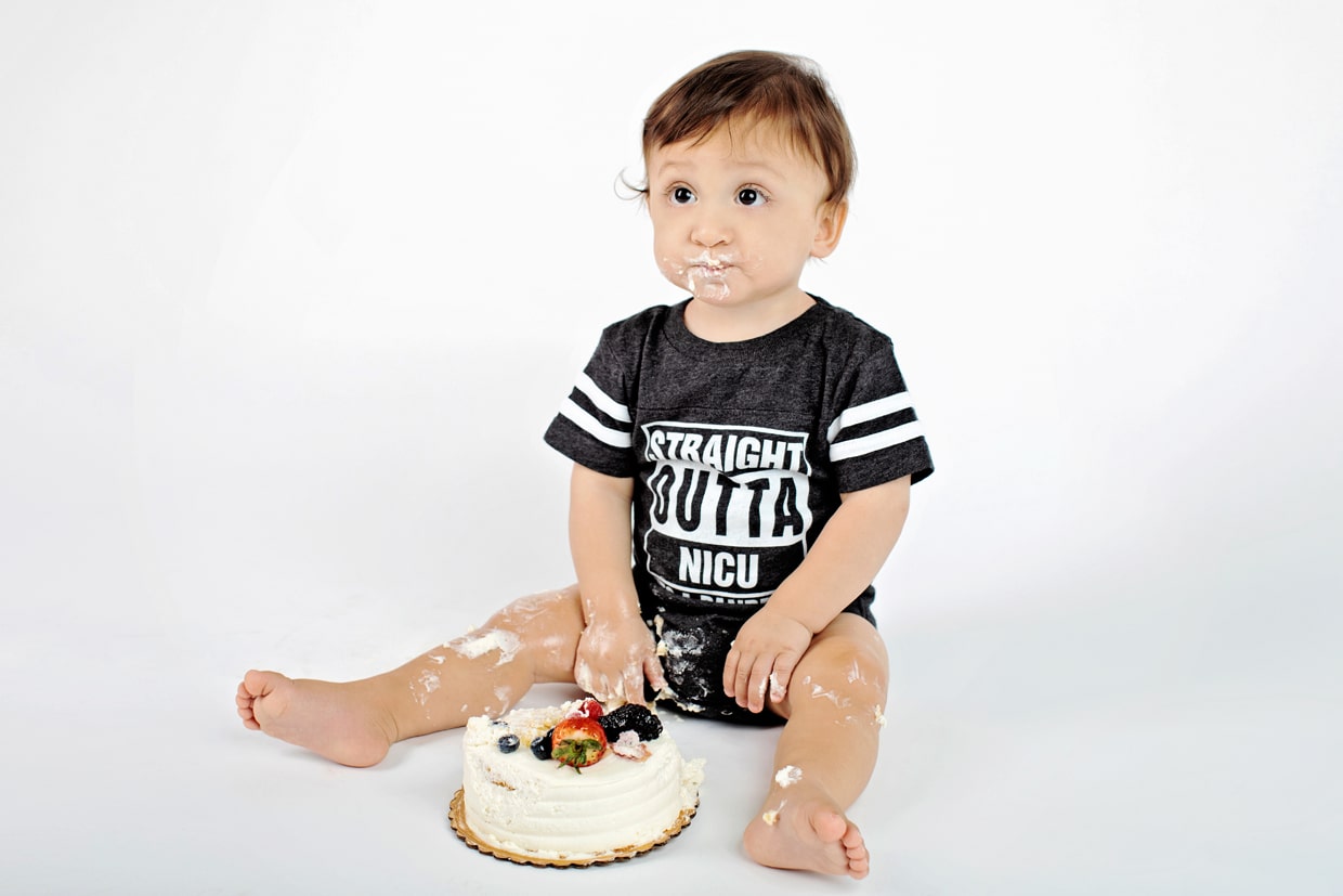 super fun cake smash session to celebrate first birthday