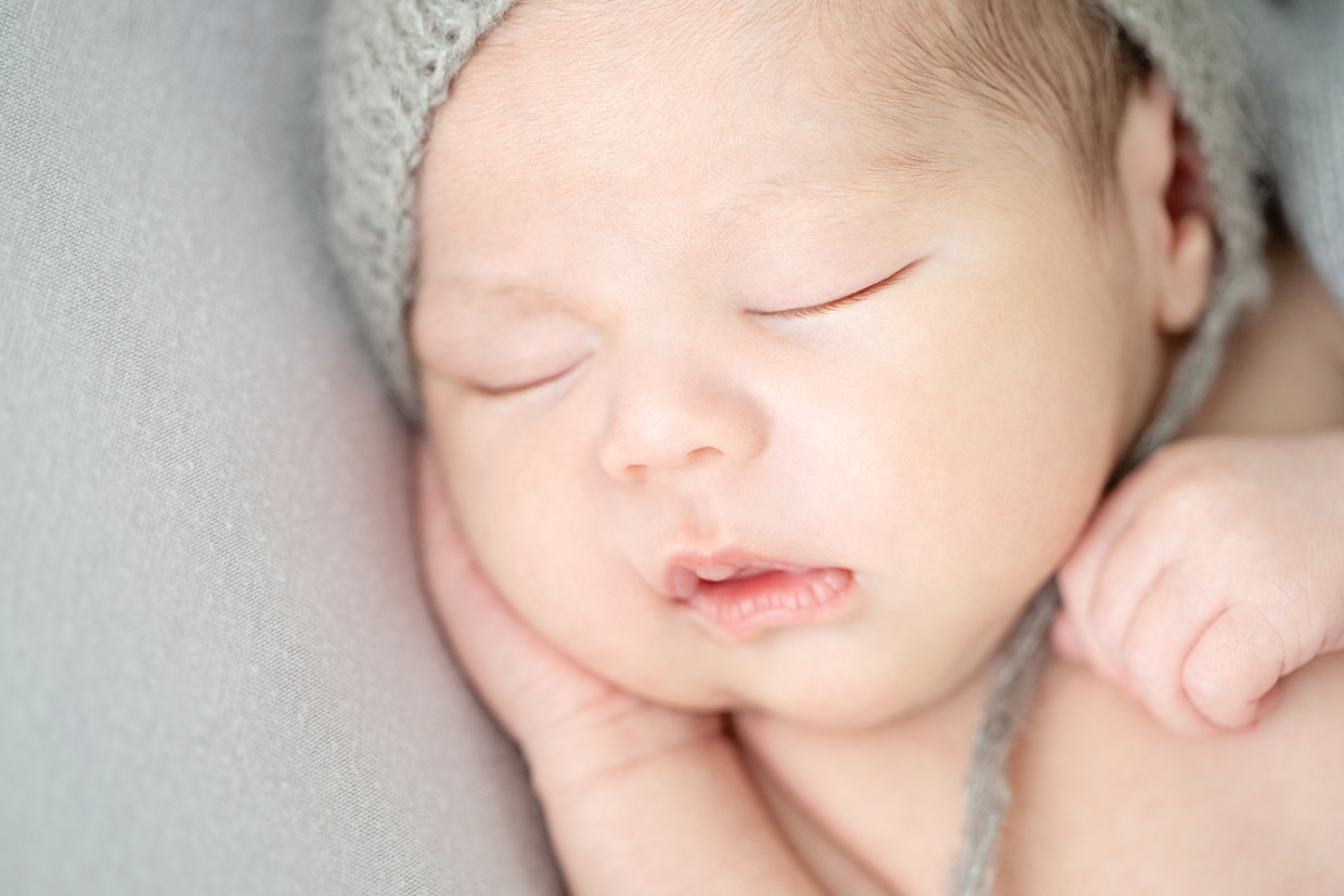 newborn session with boyish pieces throughout