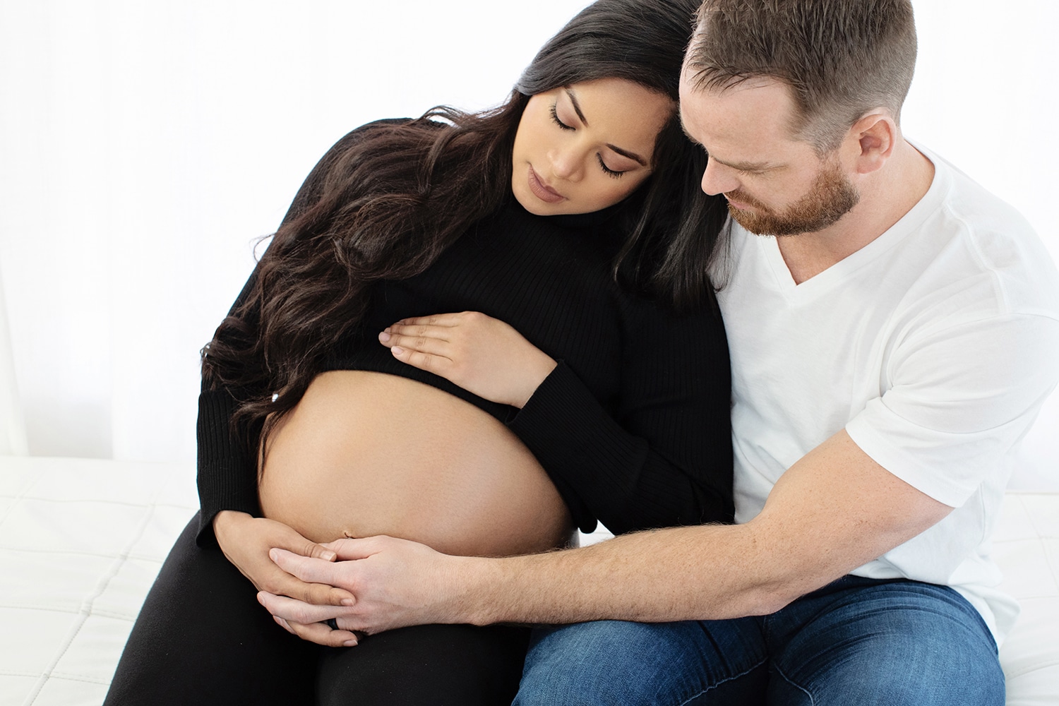 Maternity photos for Mom for Valentine's Day.