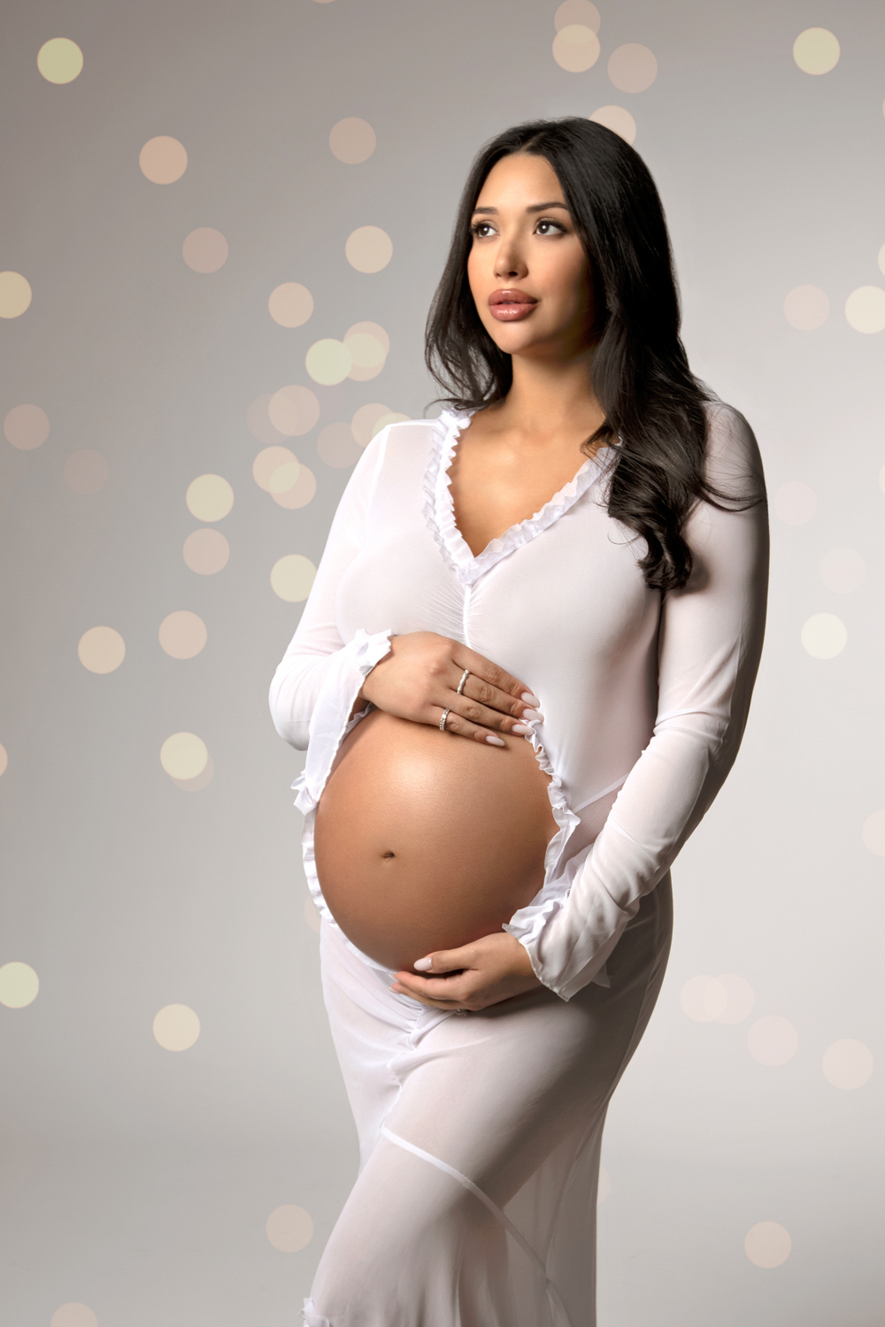 Simple elegant maternity photography Dallas TX
