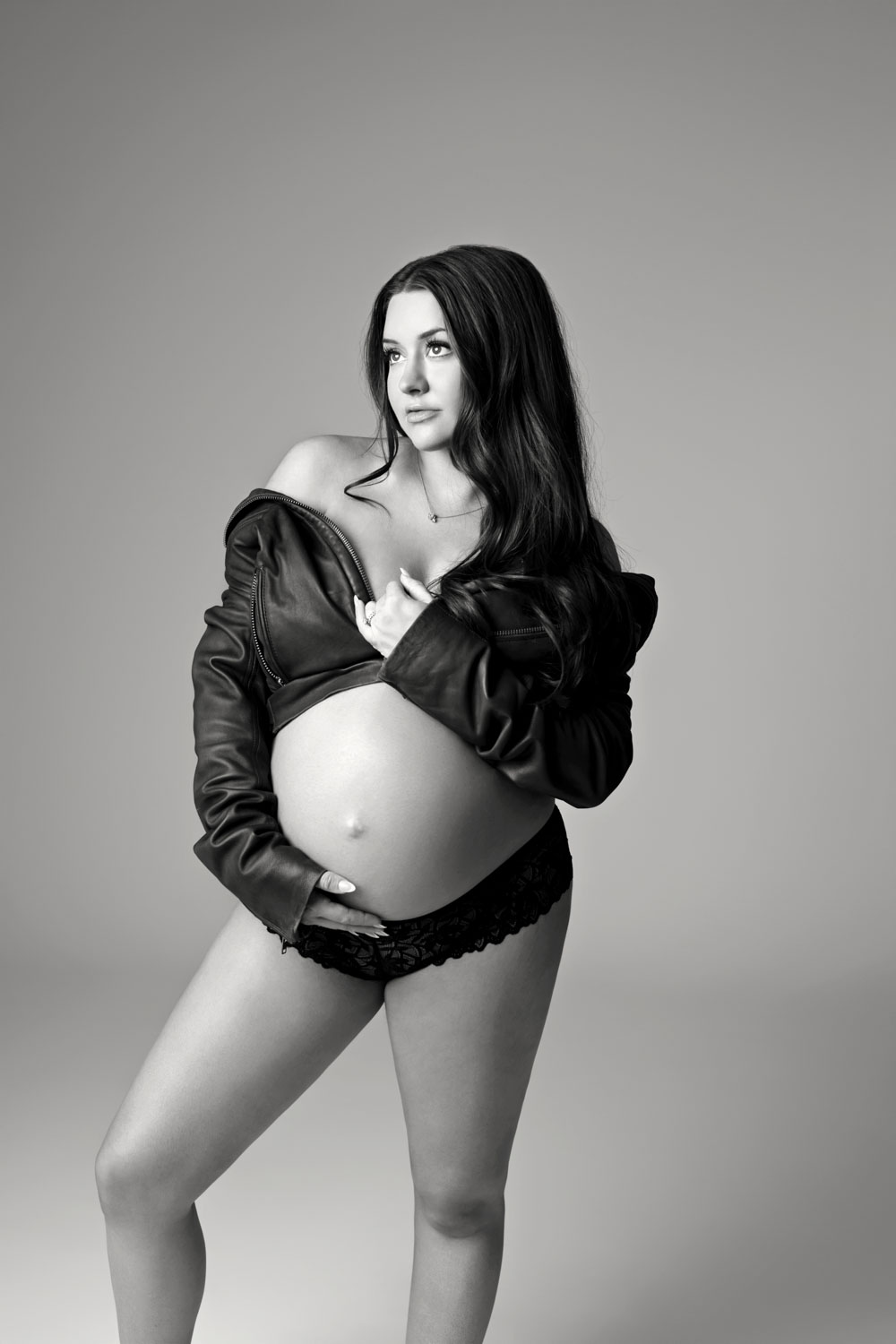 Creative maternity photography various outfits Dallas Texas