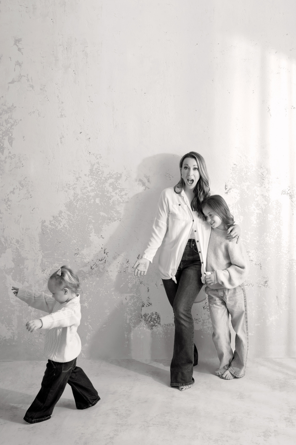 Natural mom and kids photoshoot Dallas Texas